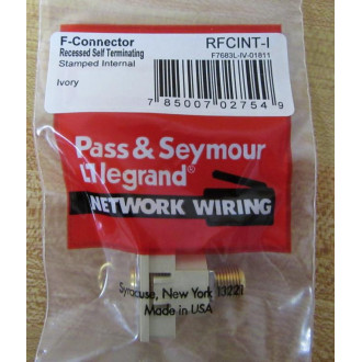 Pass & Seymour Legrand RFCINT-I F-Connector RFCINTI (Pack of 10)