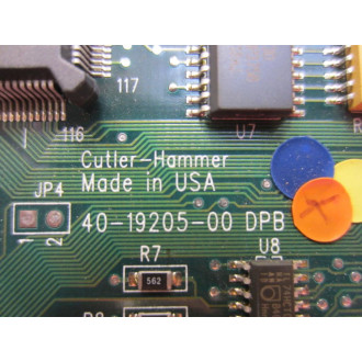 Cutler Hammer 40-19205-00 Eaton Circuit Board  40-19205-00 DPB - Used