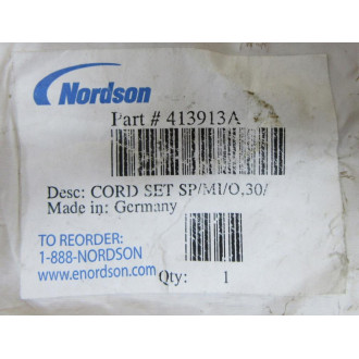 Nordson 413913A Cord Set - New No Box