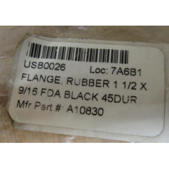 A10830 Rubber Flange 45DUR (Pack of 2)