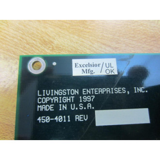 Livingston Enterprises 450-4011-04197 Circuit Board 450-4011 - Used