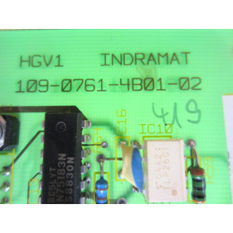 Indramat 109-0761-4B01-02 HGV1 Board 109-0761-4A01-02 - Used