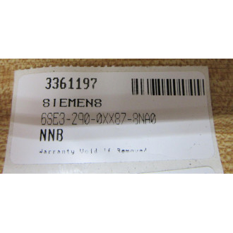 Siemens 6SE3-290-0XX87-8NA0 Gland Plate 6SE32900XX878NA0 W 1 Hinge - New No Box Siemens 6SE3-290-0XX87-8NA0 Gland Plate 6SE32900XX878NA0 W 1 Hinge - New No Box