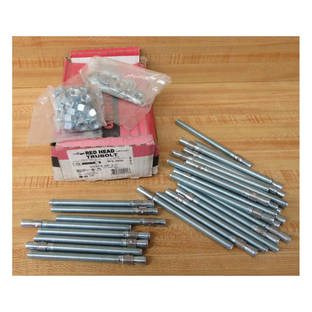 Red Head GWS-3850 Wedge Anchor GWS3850 (Pack of 29)