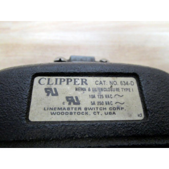 Linemaster Switch 634-D Foot Switch 634D - Used Linemaster Switch 634-D Foot Switch 634D - Used