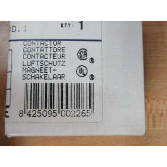 General Electric MC1C301ATD Contactor