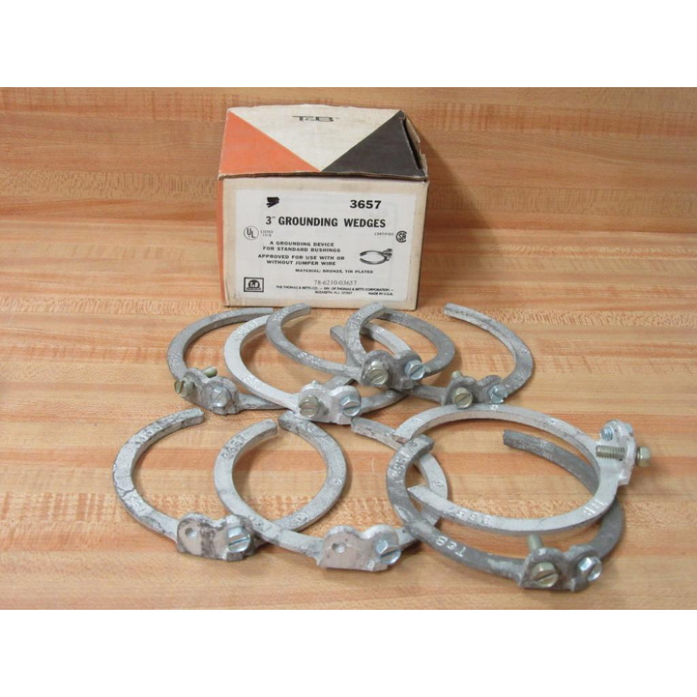 Thomas And Betts 3657 3" Grounding Wedge (Pack of 8) Thomas And Betts 3657 3" Grounding Wedge (Pack of 8)