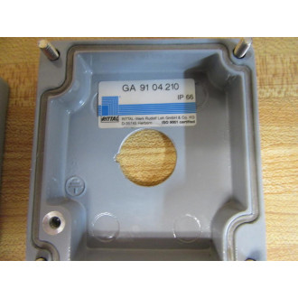 Rittal GA91 04.210 Aluminum Enclosure 91 04.210 W22MM Switch Hole - Used