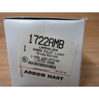 Cooper Wiring Devices 1722AMB Arrow Hart Pilot Light Cooper Wiring Devices 1722AMB Arrow Hart Pilot Light
