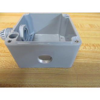 Rittal GA91 04.210 Aluminum Enclosure 91 04.210 W22MM Switch Hole - Used