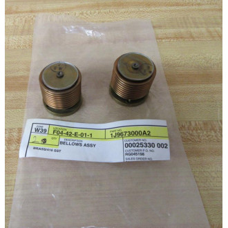 Fisher 1J9673000A2 Bellow Assembly (Pack of 2) - New No Box Fisher 1J9673000A2 Bellow Assembly (Pack of 2) - New No Box