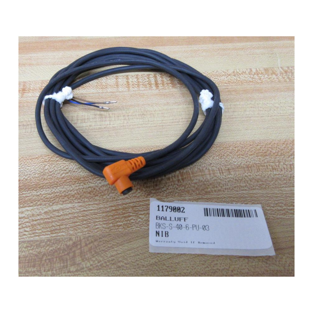 Balluff BKS-S-40-6-PU-03 Connector Cable BKSS406PU03 - New No Box