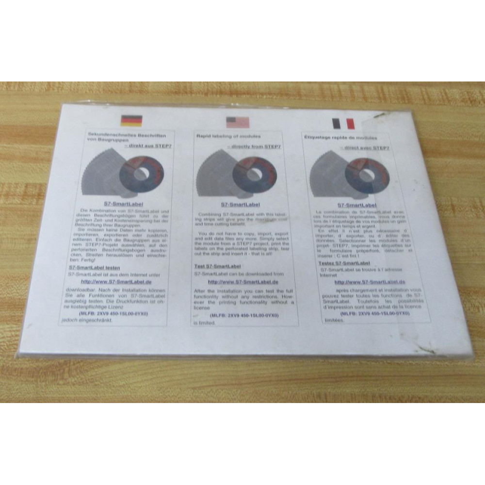 Siemens 6ES7 193-4BA00-0AA0 Label Strips 6ES71934BA000AA0 (Pack of 10)