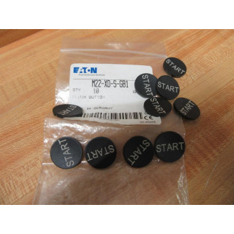 Eaton M22-XD-S-GB1 Cutler Hammer Flush Button M22XDSGB1 (Pack of 10)