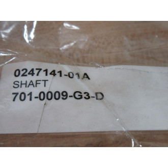 Burgmaster 0247141-01A Shaft 701-0009-G3-D