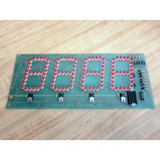 Vorne V77-0 Four "8" Digit Display Panel Board V770 - Used