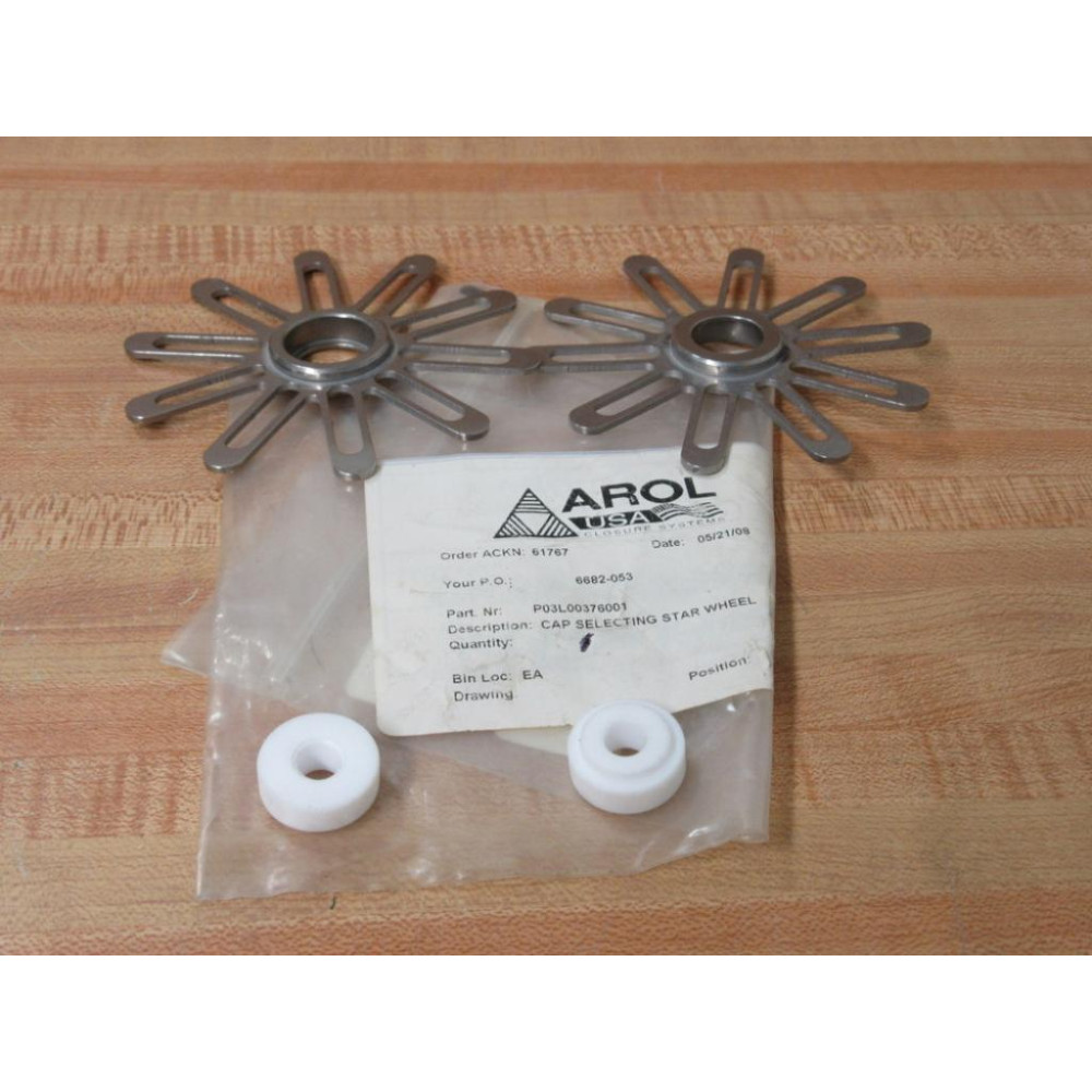Arol P03L00376001 Cap Selecting Star Wheel (Pack of 2) Arol P03L00376001 Cap Selecting Star Wheel (Pack of 2)
