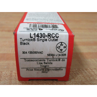 Pass & Seymour L1430-RCC Legrand Turnlok Single Outlet L1430RCC