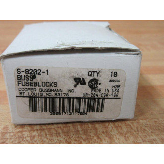 CooperBussmann S-8202-1 Fuse Block S82021 (Pack of 20) CooperBussmann S-8202-1 Fuse Block S82021 (Pack of 20)