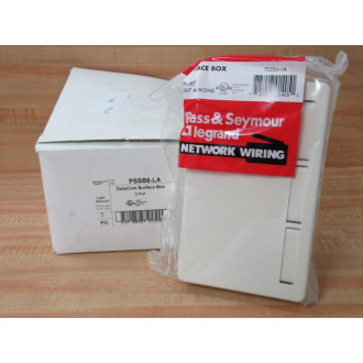 Pass & Seymour PSSB6-LA Legrand DataCom Surface Box PSSB6LA (Pack of 5)