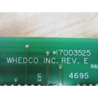 Whedco 17003525 Circuit Board - Used