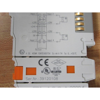 Beckhoff EL1004 4-Channel Digital Input Terminal - New No Box