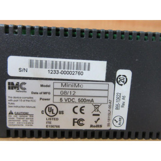 IMC 855-10622 MiniMC Switching Media Converter 85510622
