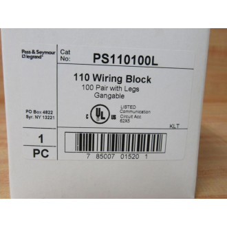 Pass & Seymour PS110100L Legrand 110 Wiring Block