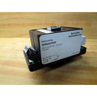 Schneider 990NAD23020 ModBus + Super Tap Din Rail Mount - Used