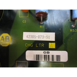 Allen Bradley 42305-073-51 Circuit Board A42305-072-51 WRibbon Cable - Used