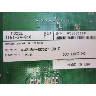Paradyne 3161-B4-010 DSUCSU 3161 Board 3161B4010 Rev.E1 - New No Box