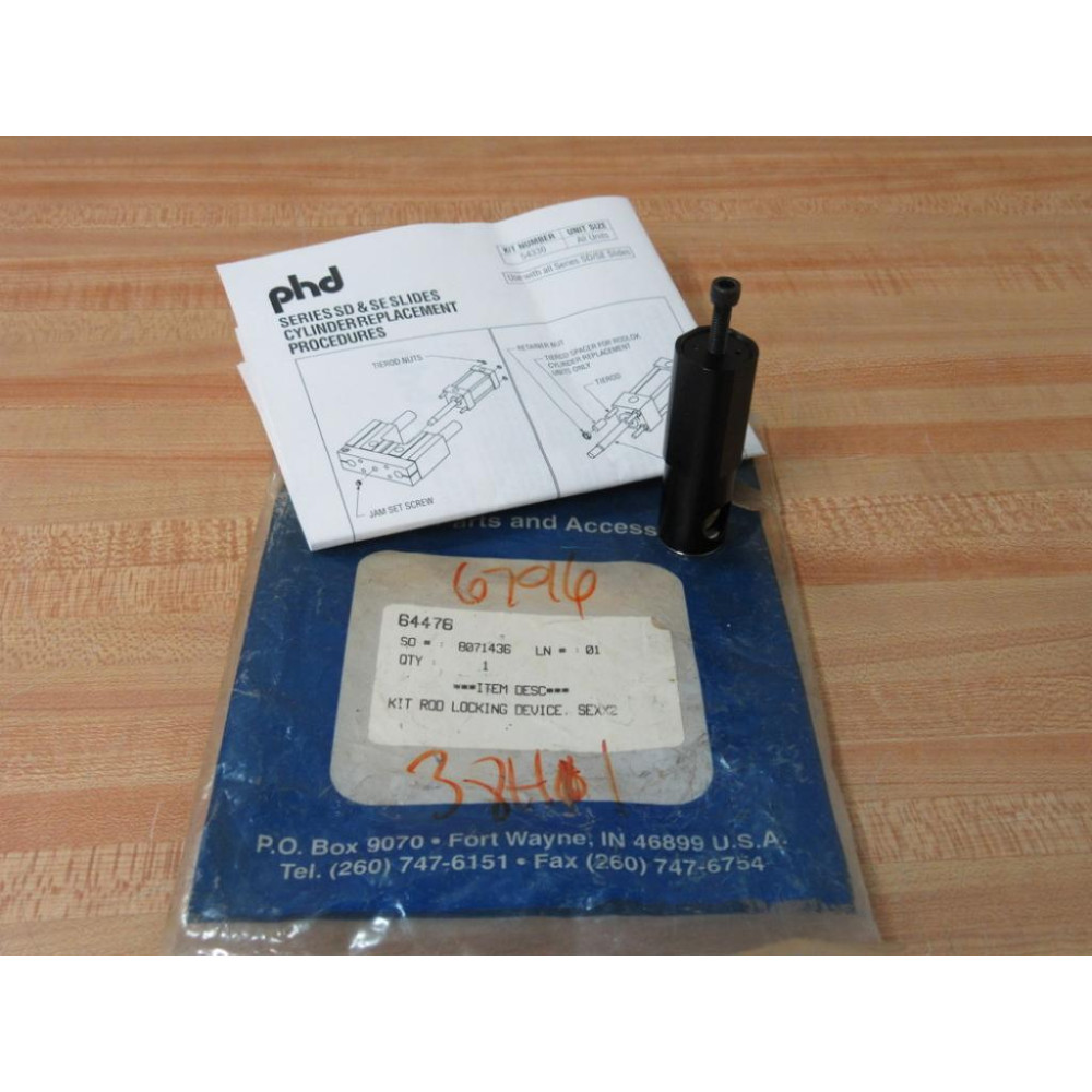 PHD 64478 Kit Rod Locking Device SEXX2 PHD 64478 Kit Rod Locking Device SEXX2