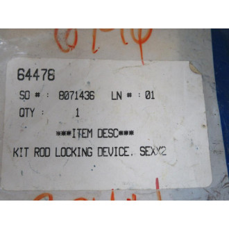 PHD 64478 Kit Rod Locking Device SEXX2 PHD 64478 Kit Rod Locking Device SEXX2