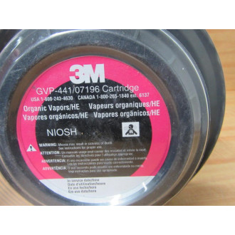 3M GVP-44107196 Organic VaporsHE Cartridge GVP44107196