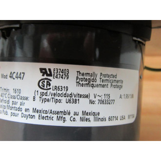 Dayton 4C447 Blower Fan Dayton 4C447 Blower Fan