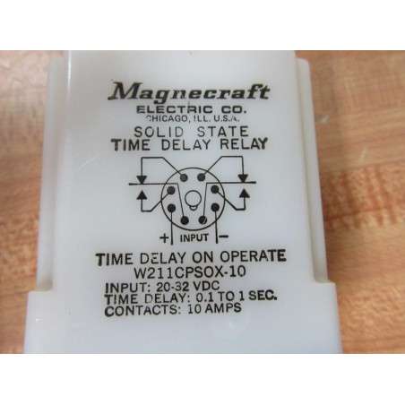 Magnecraft W211CPSOX-10 Solid State Time Delay Relay W211CPS0X-10 - New ...