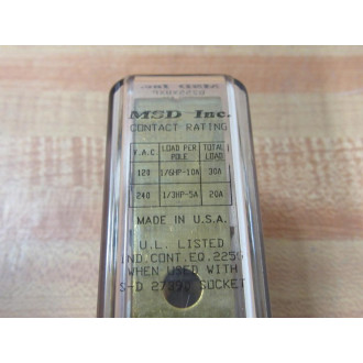 MSD B255XBXP Latching Relay - New No Box