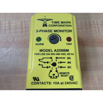 Time Mark A258BM 3-Phase Monitor - New No Box