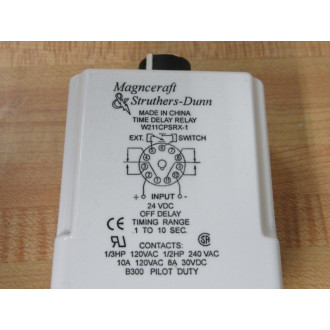 Magnecraft Struthers Dunn W211CPSRX-1 Time Delay Relay W211CPSRX1 - New No Box