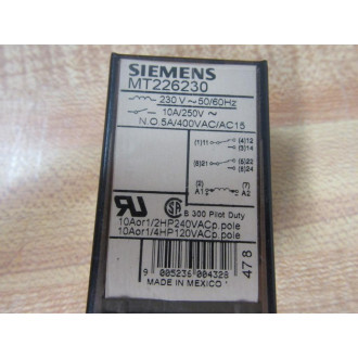 Siemens MT226230 Relay 230VAC (Pack of 2) - New No Box