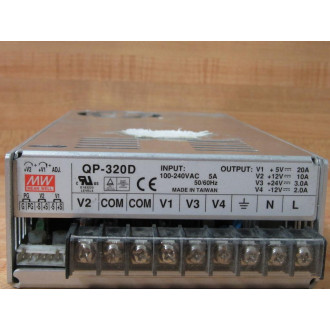 Mean Well QP-320D Power Supply QP320D - Used Mean Well QP-320D Power Supply QP320D - Used