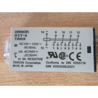 Omron H3Y-4 Timer H3Y4 0-10 Seconds