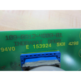 Indramat 109-0912-4B08-01 BMG2 Board 109-0912-4A08-01 WO Knob - Used