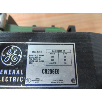 General Electric CR206E0 Starter CR206E000XAAA - Used