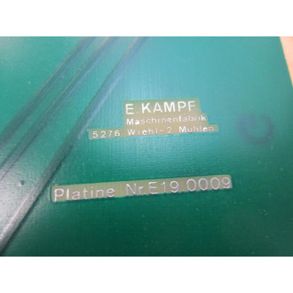 E.KAMPF E19.0009 Circuit Board E190009 - Used