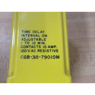 AMF Potter & Brumfield CGB-38-79010M Time Delay Relay CGB-38-79OIOM - Used