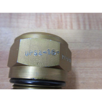 Vickers DPS2-16-R-F-0-80 Pressure Sensing Valve DPS216RF080 - New No Box Vickers DPS2-16-R-F-0-80 Pressure Sensing Valve DPS216RF080 - New No Box