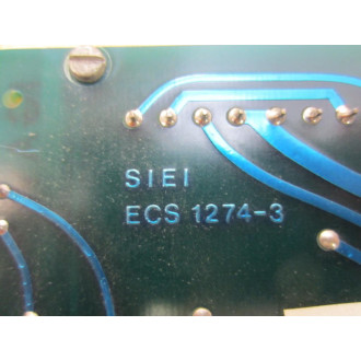 SIEI ECS 1274-3 Py21-15 Power Board ECS12743 - Used