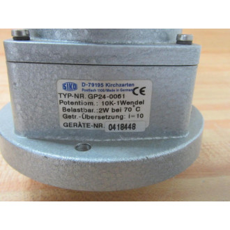Siko GP24-0061 Geared Potentiometer GP240061 - New No Box