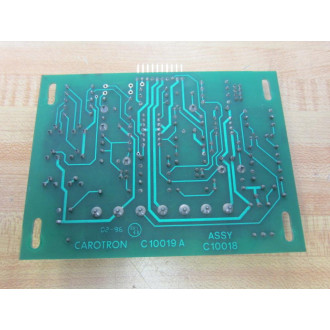 Carotron C10018 Control Card C10019A - Used
